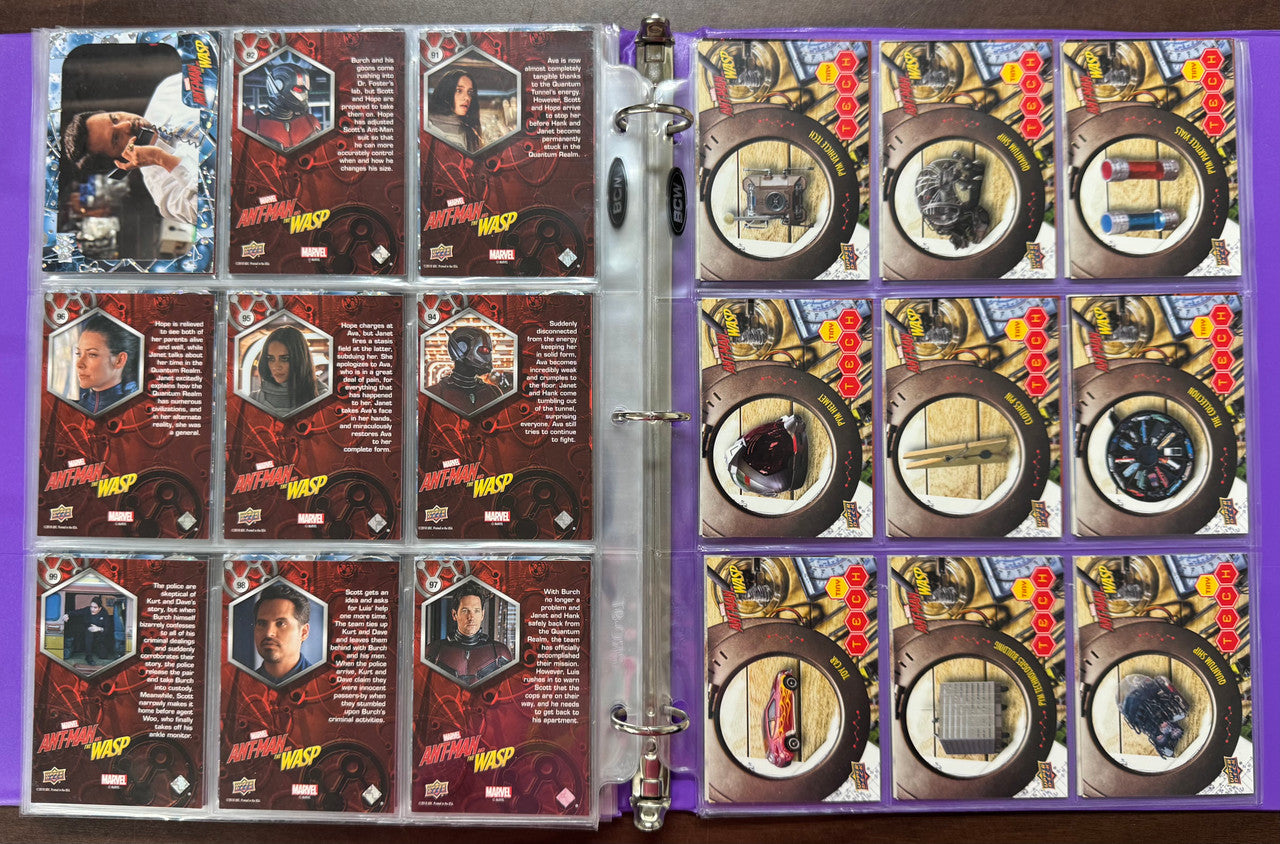 2015/18 Upper Deck Ant-Man/Ant-Man The Wasp Complete Sets (190) W/ Inserts