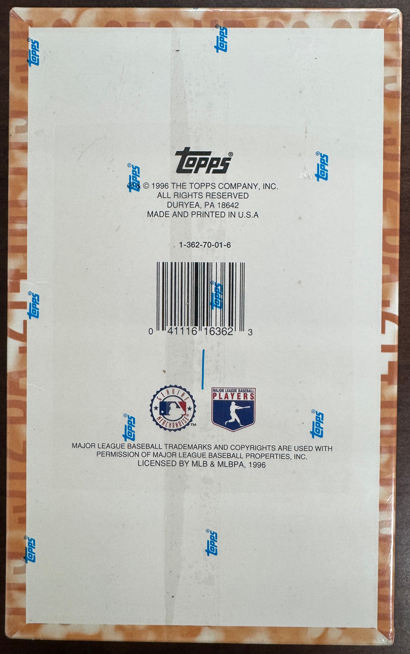 1996 Topps Series 1 Baseball Hobby Box Mantle Edition Factory Sealed