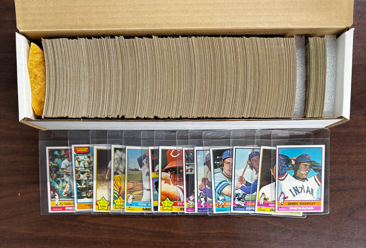 1976 Topps Baseball Complete Set (660) w/ Traded EX-MT Overall