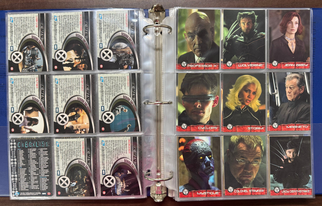 2000/06 Topps X-Men The Movie 1-3 Complete Sets (216)
