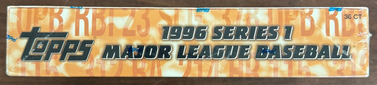 1996 Topps Series 1 Baseball Hobby Box Mantle Edition Factory Sealed
