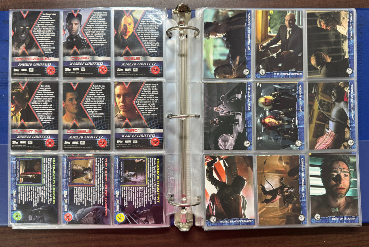 2000/06 Topps X-Men The Movie 1-3 Complete Sets (216)