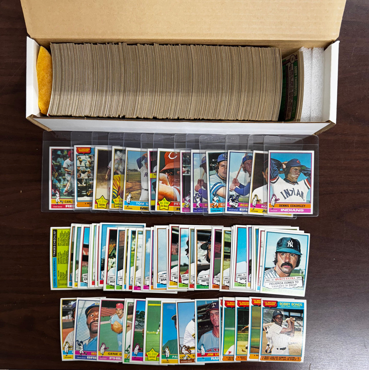 1976 Topps Baseball Complete Set (660) w/ Traded EX-MT Overall