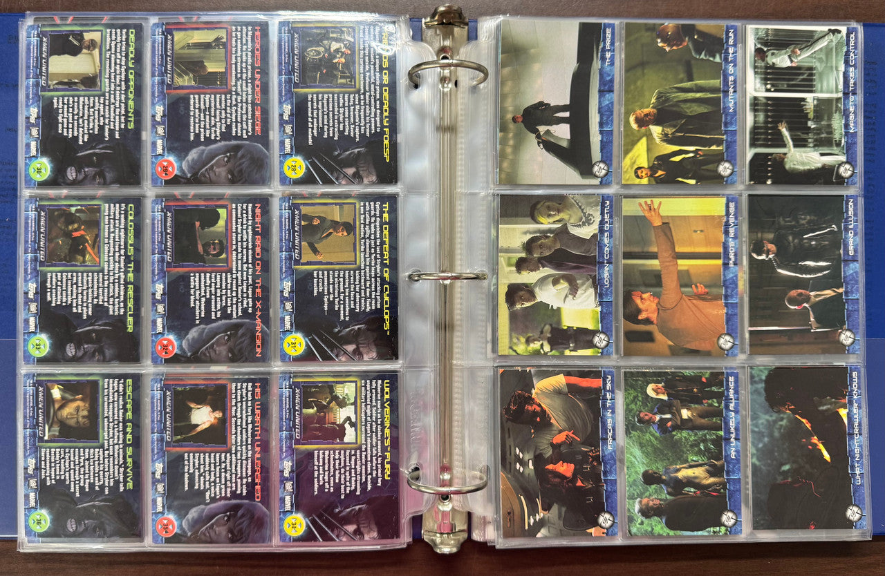 2000/06 Topps X-Men The Movie 1-3 Complete Sets (216)