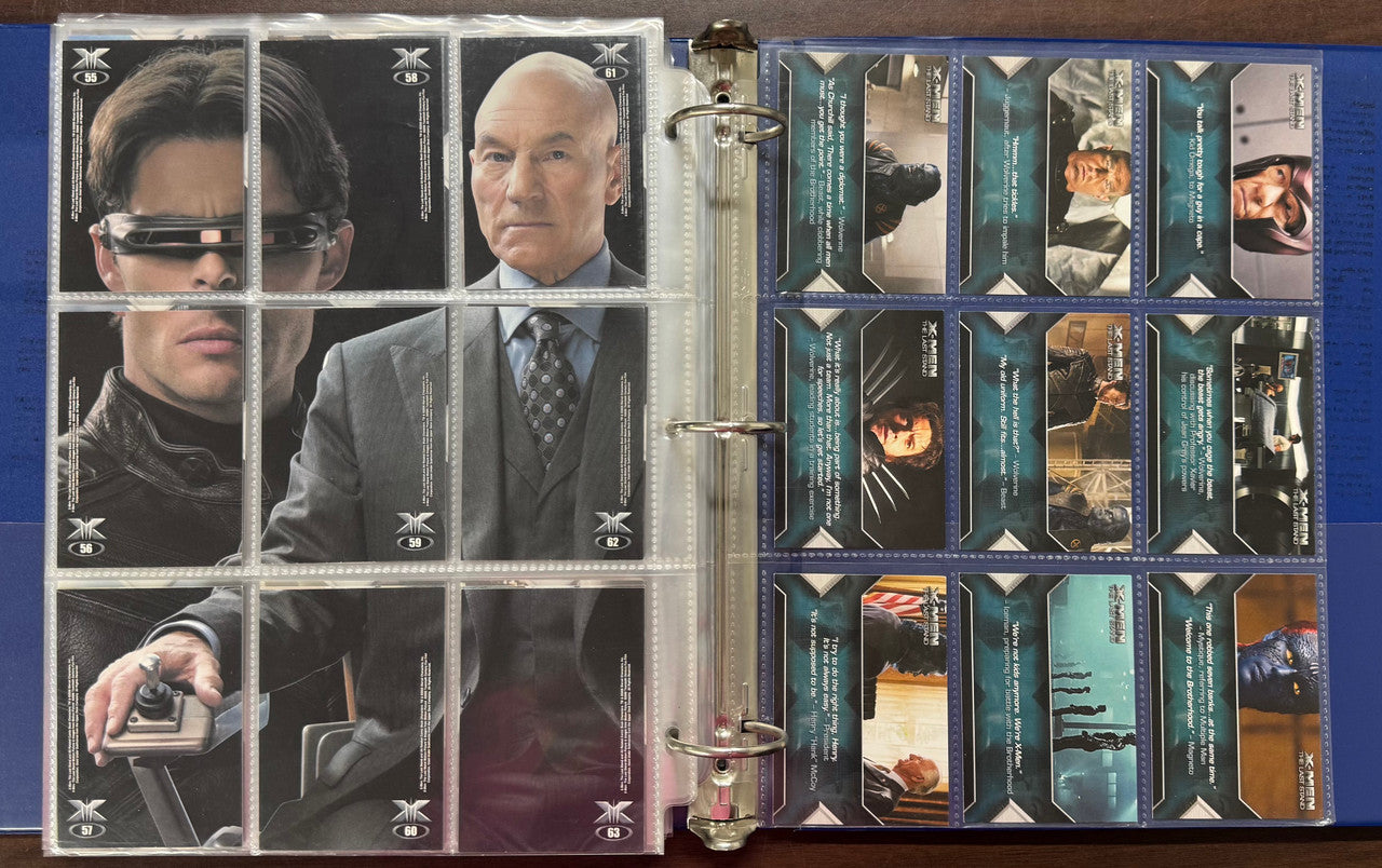 2000/06 Topps X-Men The Movie 1-3 Complete Sets (216)