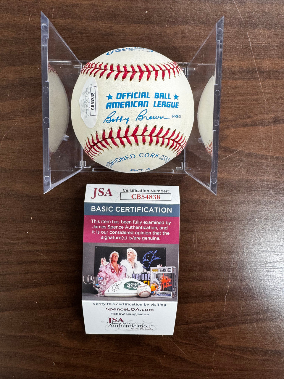Yogi Berra Signed Autographed Rawlings OAL Baseball JSA *4838