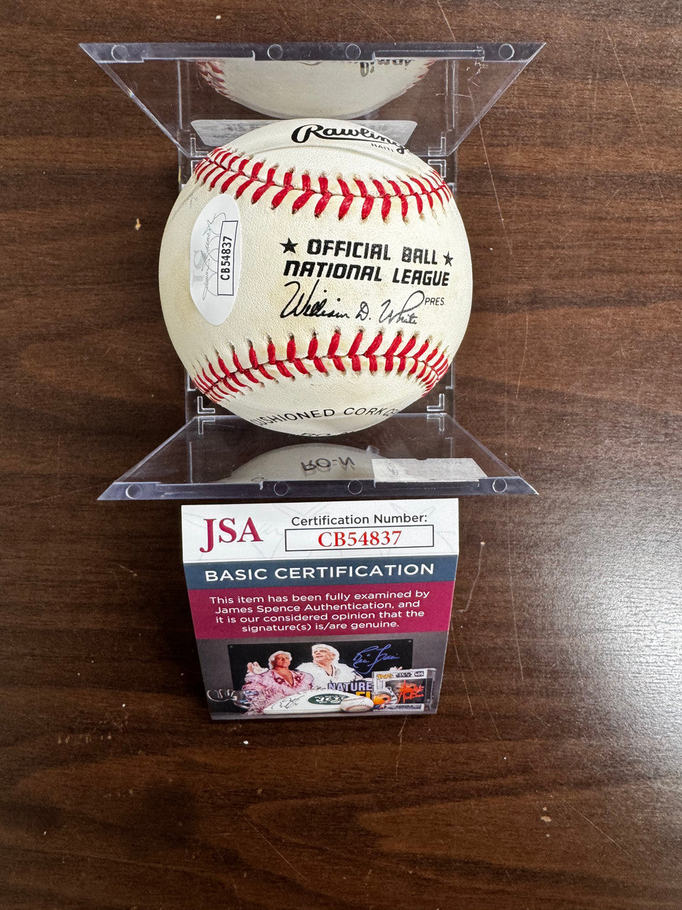 Duke Snider Signed Autographed Rawlings ONL Baseball JSA *4837