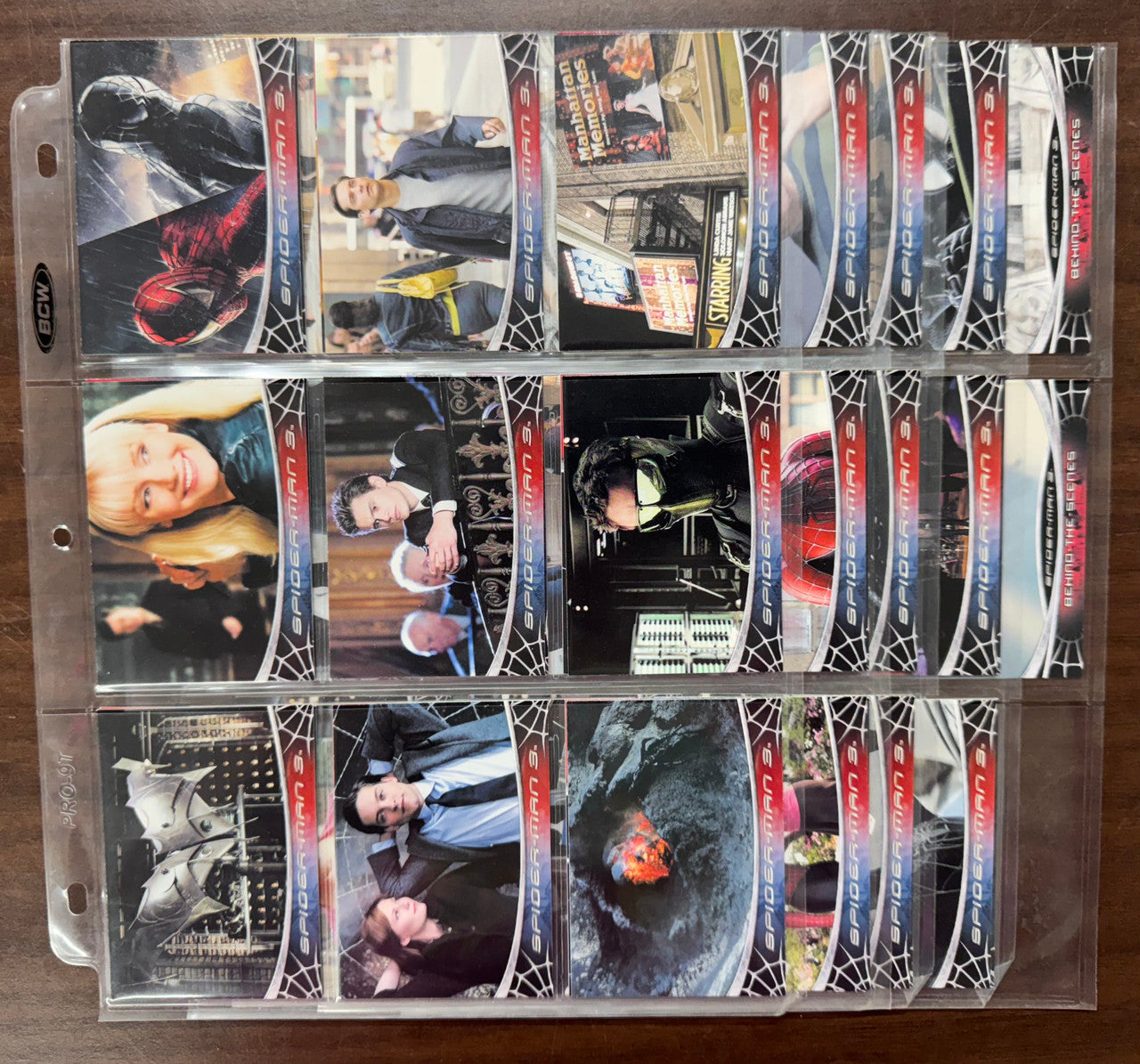 2007 Rittenhouse Marvel Spider-Man 3 Complete Set (71) W/ Inserts