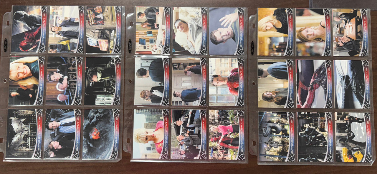 2007 Rittenhouse Marvel Spider-Man 3 Complete Set (71) W/ Inserts