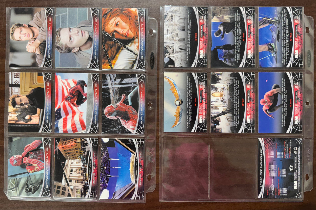 2007 Rittenhouse Marvel Spider-Man 3 Complete Set (71) W/ Inserts