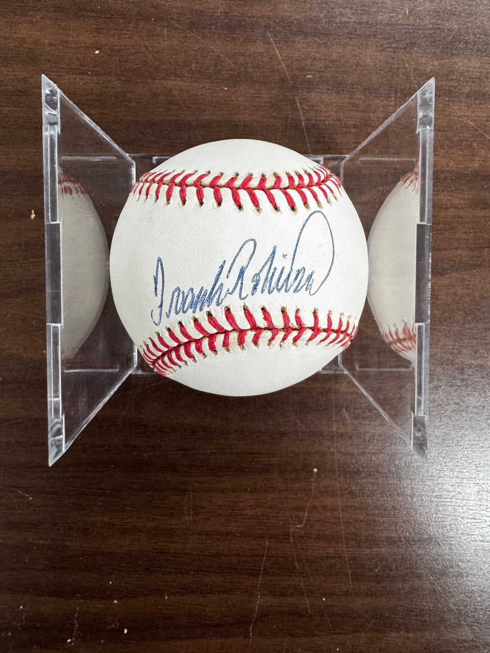 Frank Robinson Signed Autographed Rawlings OAL Baseball JSA *4855