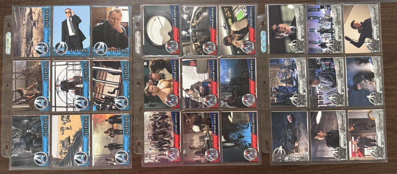2012 Upper Deck Marvel Avengers Assemble Complete Set (176)
