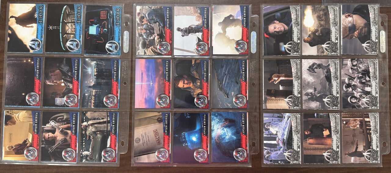 2012 Upper Deck Marvel Avengers Assemble Complete Set (176)