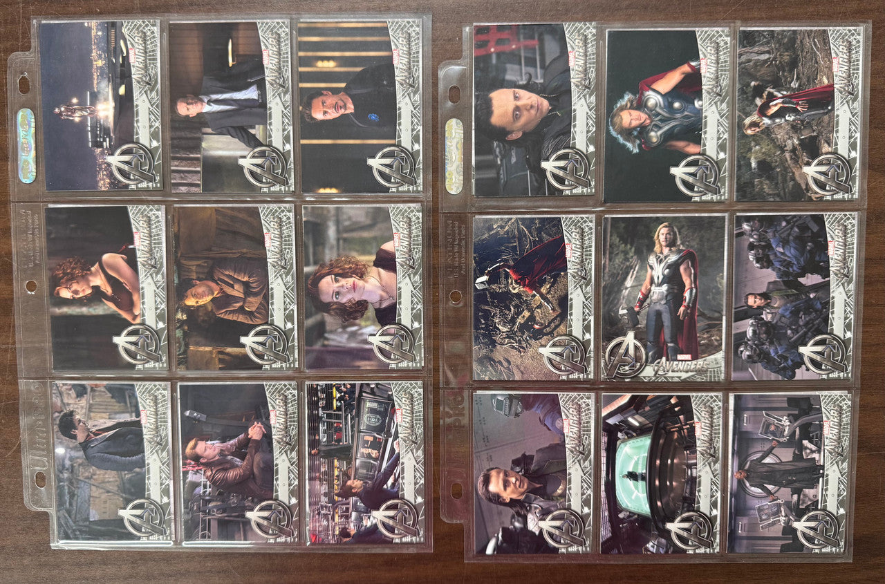 2012 Upper Deck Marvel Avengers Assemble Complete Set (176)