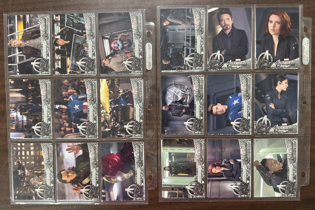 2012 Upper Deck Marvel Avengers Assemble Complete Set (176)