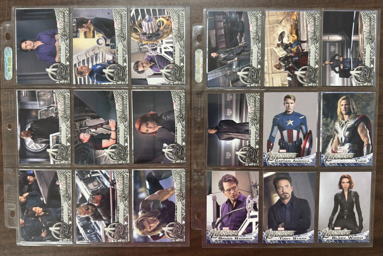 2012 Upper Deck Marvel Avengers Assemble Complete Set (176)