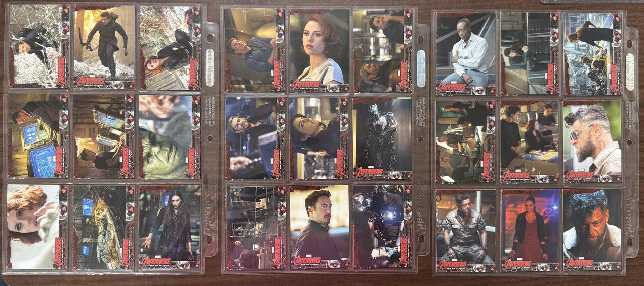 2015 Upper Deck Marvel Avengers Age of Ultron Complete Set (90)