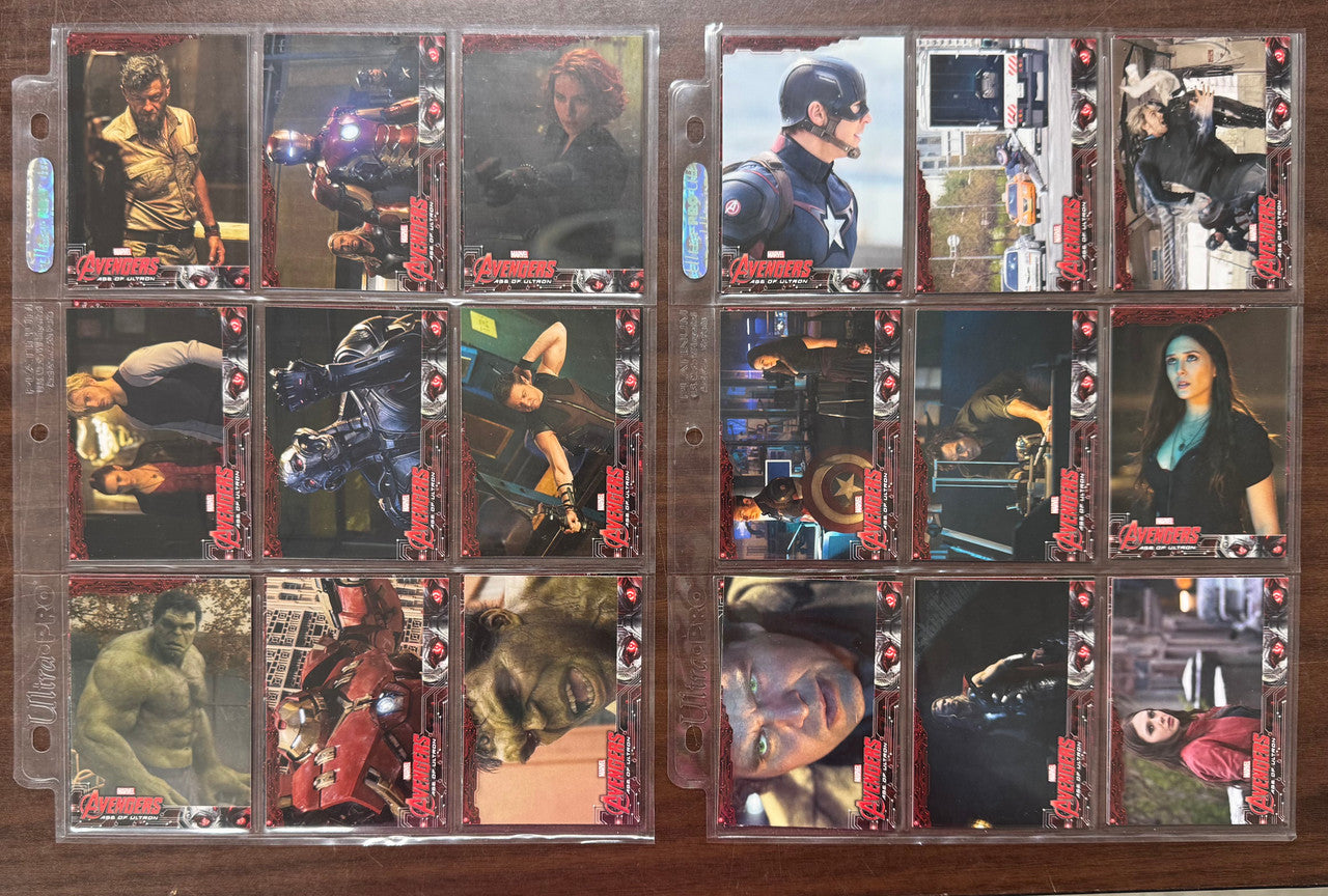 2015 Upper Deck Marvel Avengers Age of Ultron Complete Set (90)