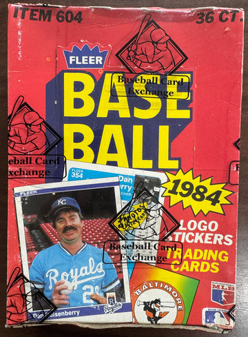 1984 Fleer Baseball Unopened Wax Box BBCE Wrapped & Sealed
