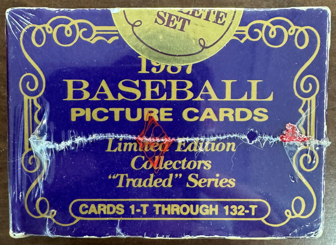 1987 Topps Traded Tiffany Baseball Factory Set BBCE Wrapped Sealed