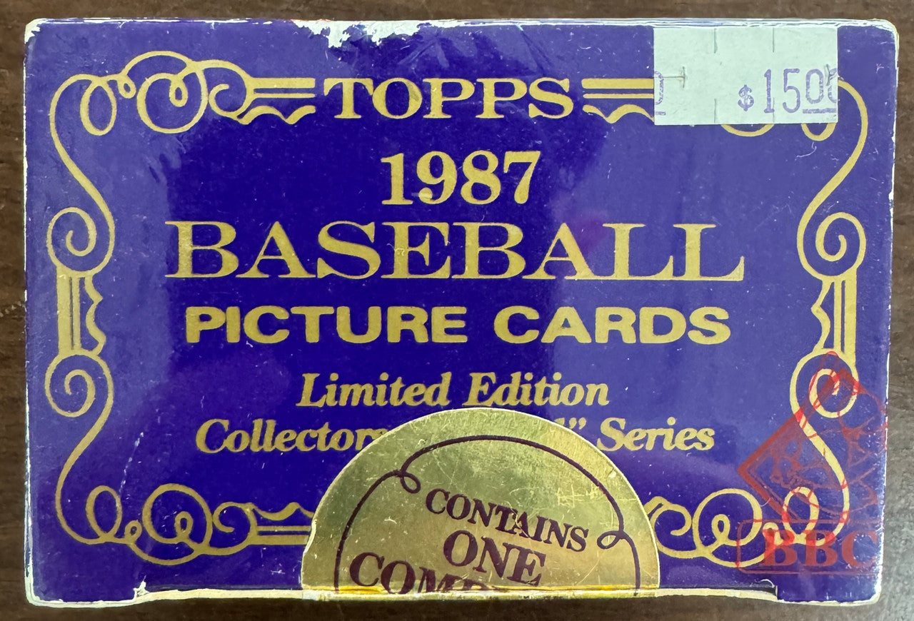 1987 Topps Traded Tiffany Baseball Factory Set BBCE Wrapped Sealed