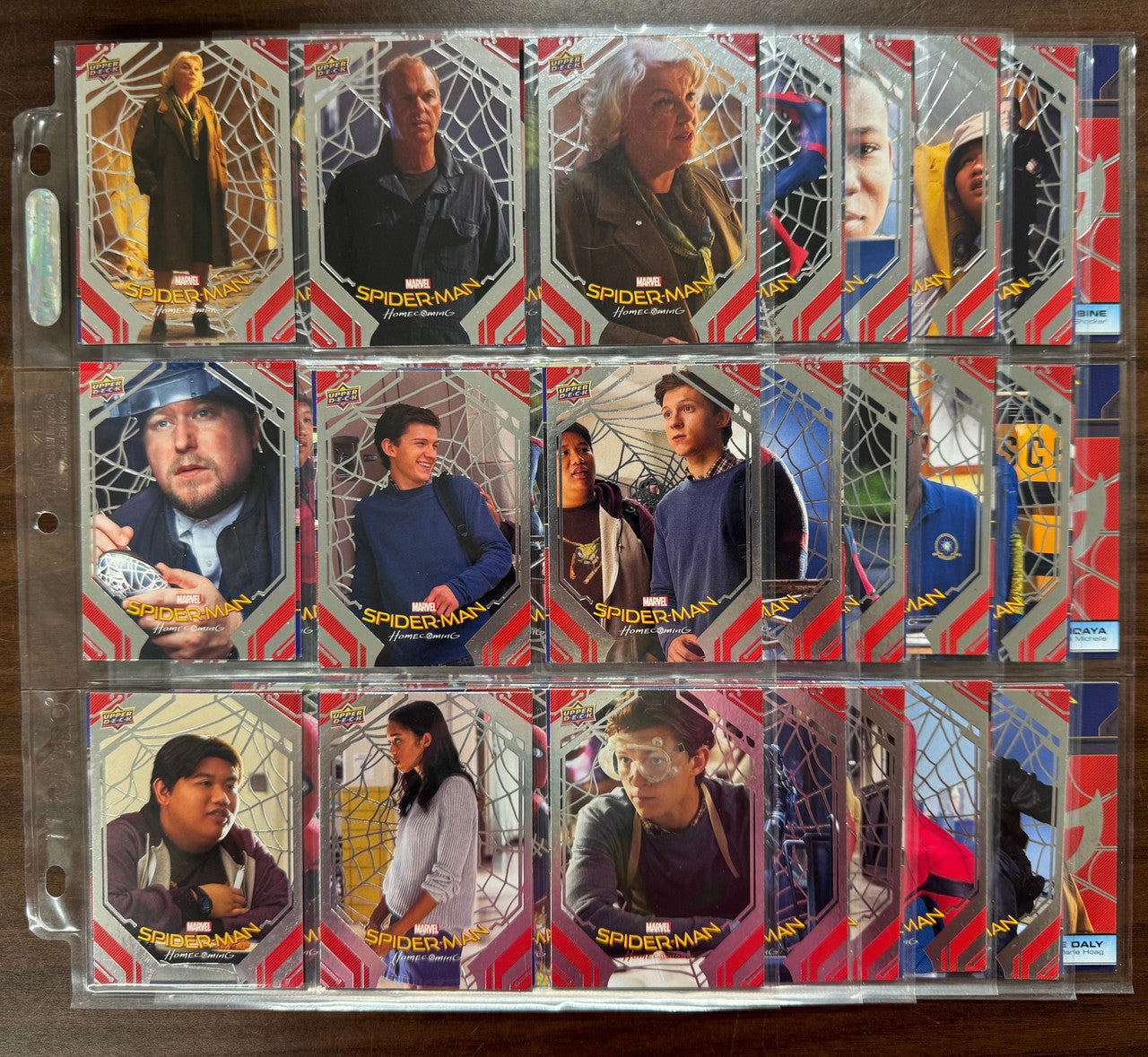 2017 Upper Deck Spider-Man Homecoming Complete Set (100)