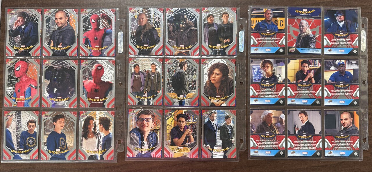 2017 Upper Deck Spider-Man Homecoming Complete Set (100)