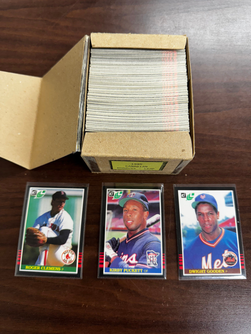 1985 Donruss Leaf Baseball Complete Set (264) w/ Puzzle NM-MT "B"