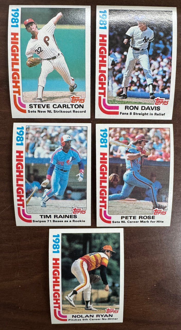 1982 Topps Baseball Complete Set (792) NM