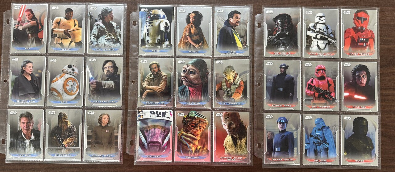 2020 Topps Chrome Star Wars Perspectives Complete Set (100)