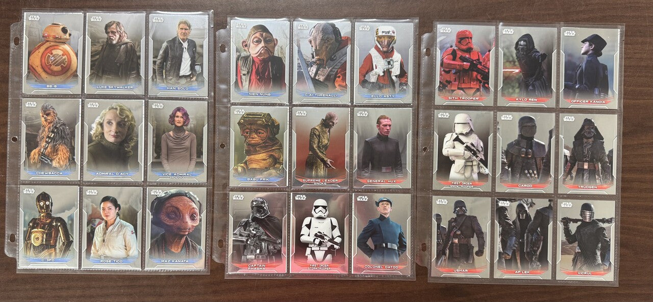 2020 Topps Chrome Star Wars Perspectives Complete Set (100)