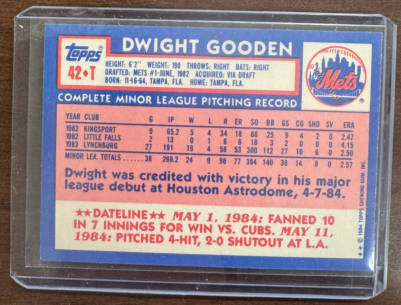 1984 Topps Traded Set (132) Opened NM/MT
