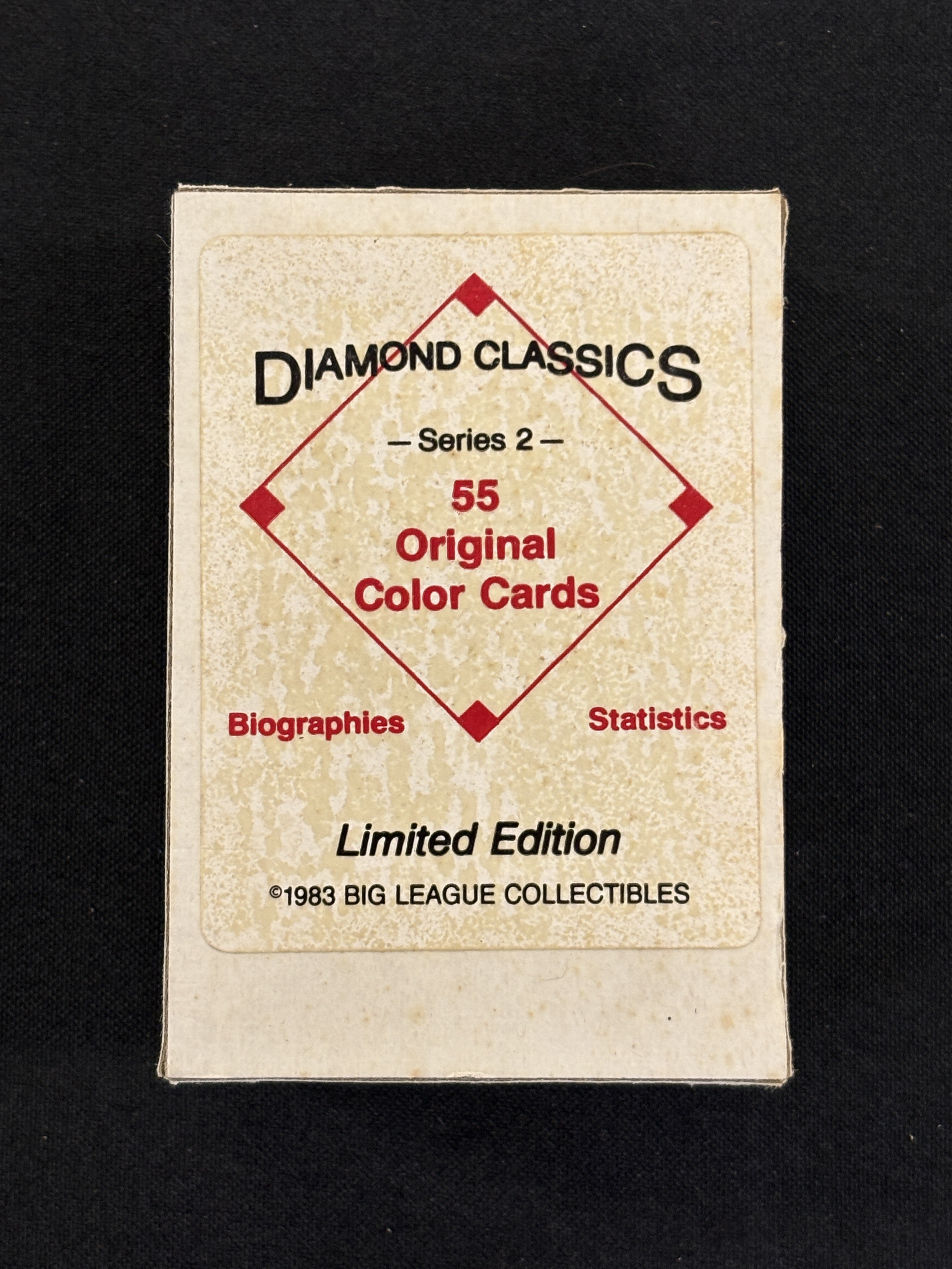 1983 Big League Collectibles Diamond Classics Series 2 Complete Set (55/55)