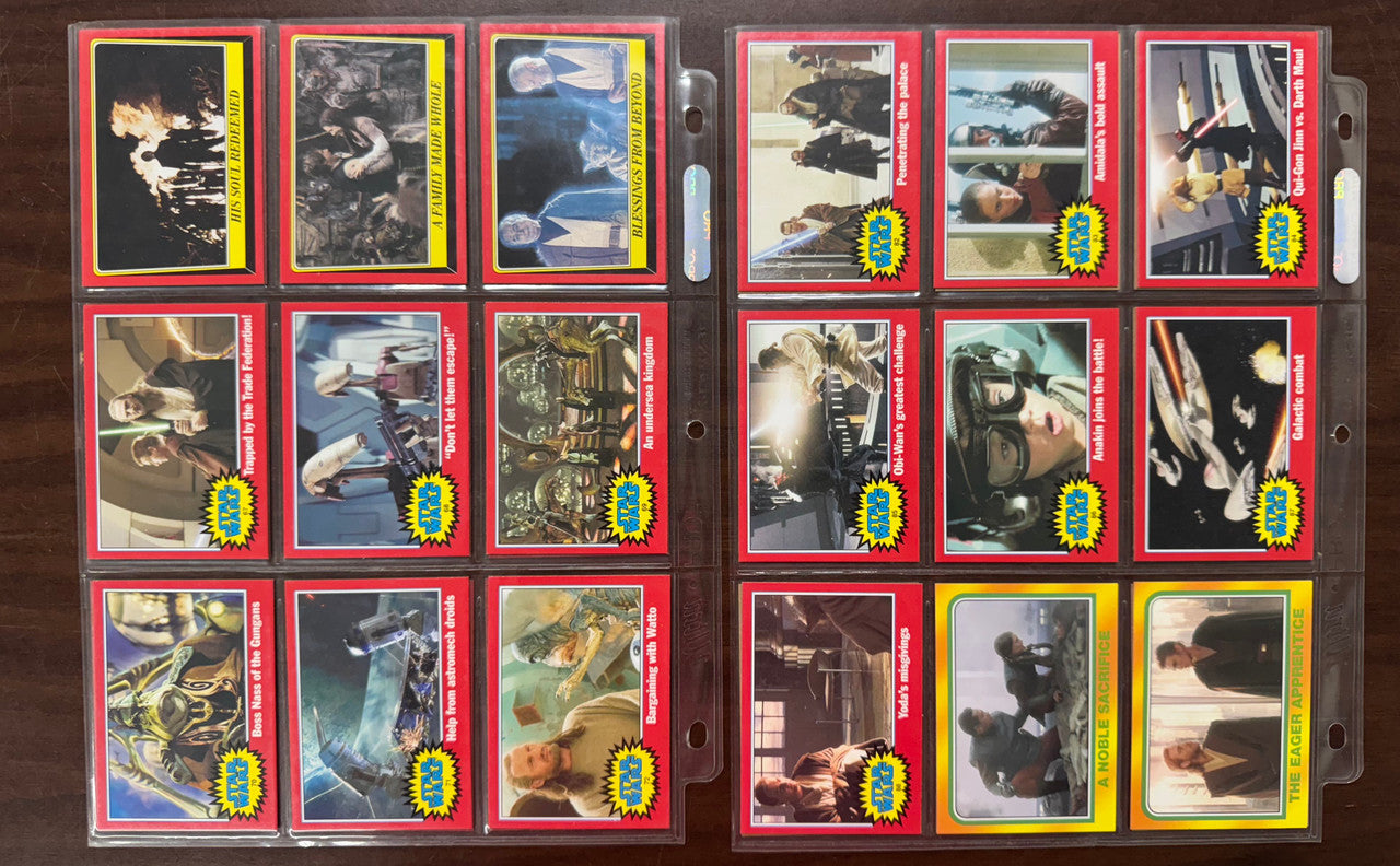 2004 Topps Heritage Star Wars Complete Set (120) W/ Foil Etch
