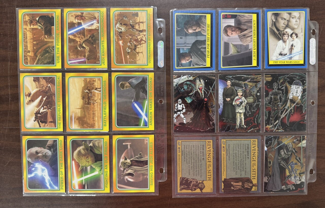 2004 Topps Heritage Star Wars Complete Set (120) W/ Foil Etch