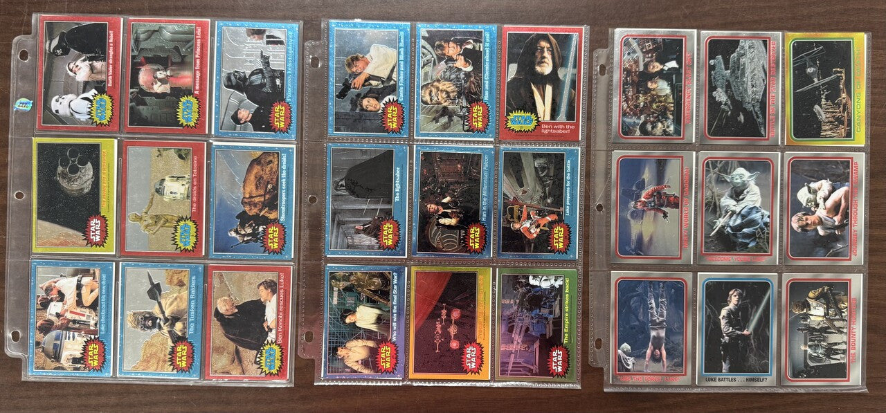 1999 Topps Chrome Star Wars Archives Complete Set (90) NM