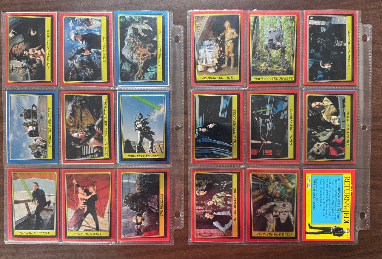 1999 Topps Chrome Star Wars Archives Complete Set (90) NM