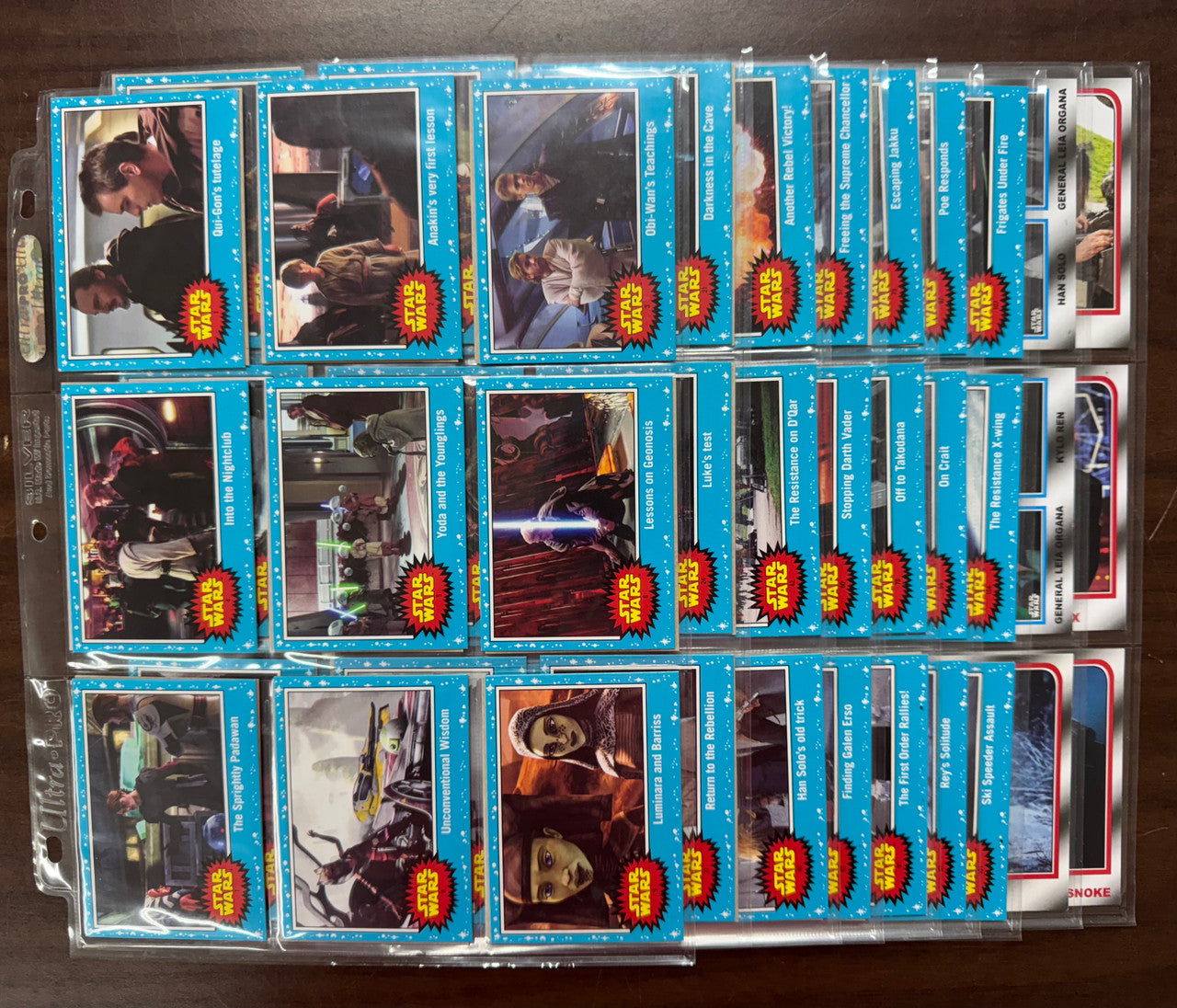 2017 Topps Star Wars Journey to the Last Jedi Complete Set (110) W/ Inserts