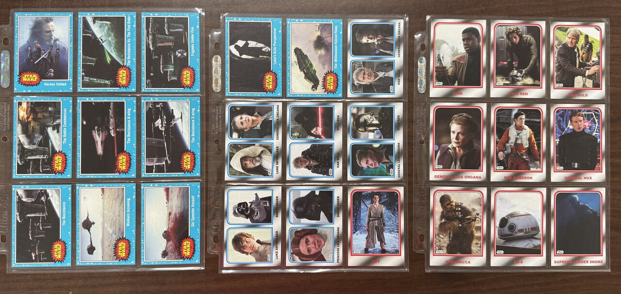 2017 Topps Star Wars Journey to the Last Jedi Complete Set (110) W/ Inserts