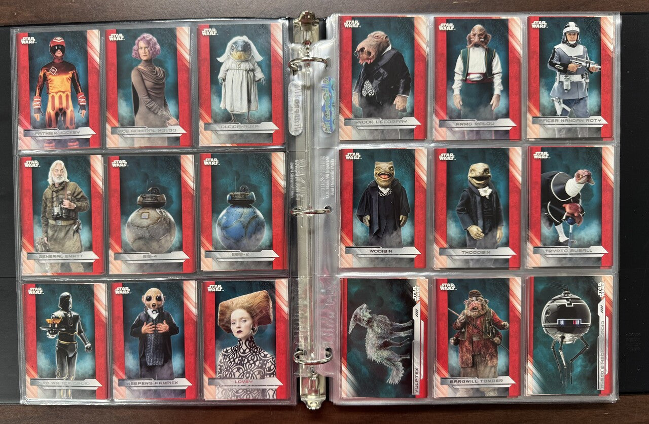 2017 Topps Star Wars The Last Jedi Series 1-2 Complete Sets (200) W/ Inserts