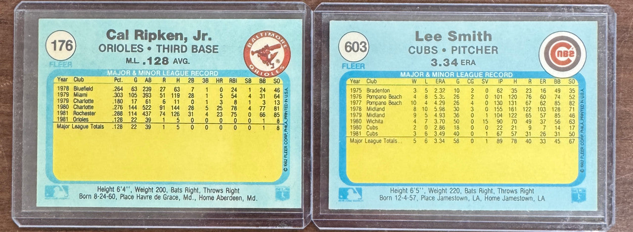 1982 Fleer Baseball Complete Set (660) NM