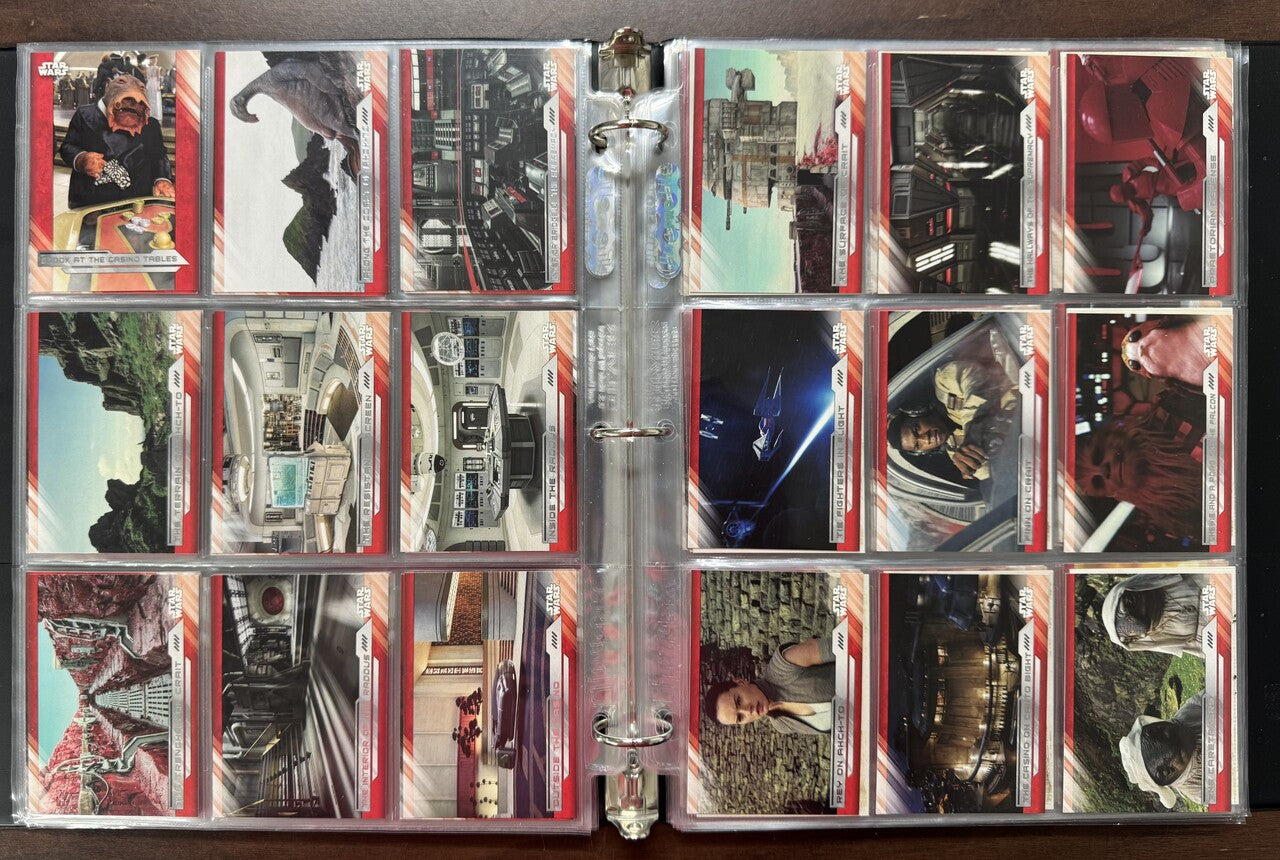 2017 Topps Star Wars The Last Jedi Series 1-2 Complete Sets (200) W/ Inserts