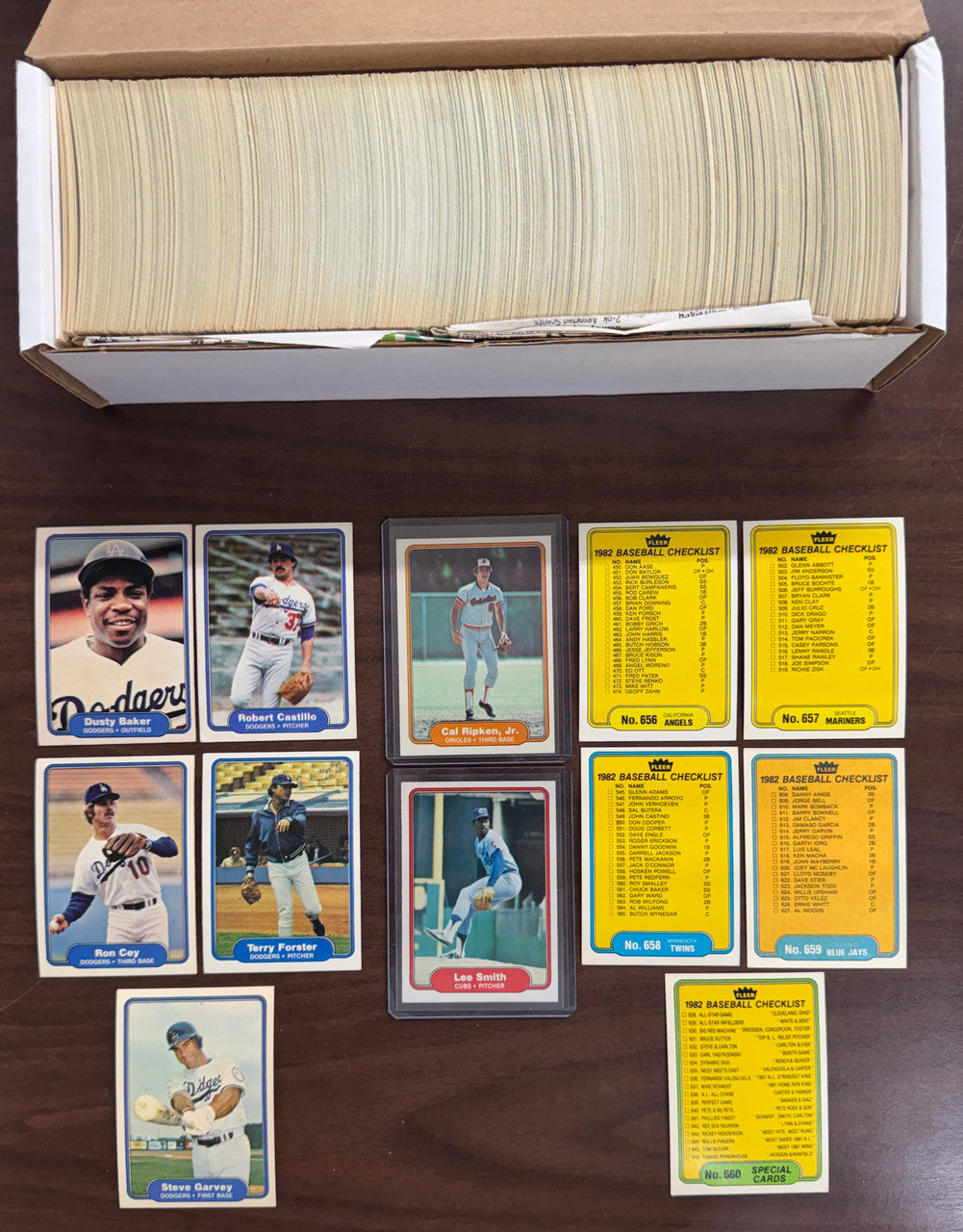 1982 Fleer Baseball Complete Set (660) NM