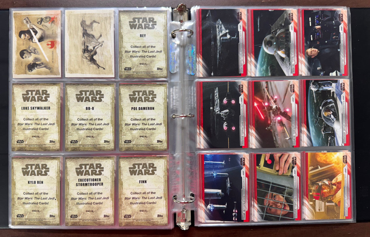 2017 Topps Star Wars The Last Jedi Series 1-2 Complete Sets (200) W/ Inserts