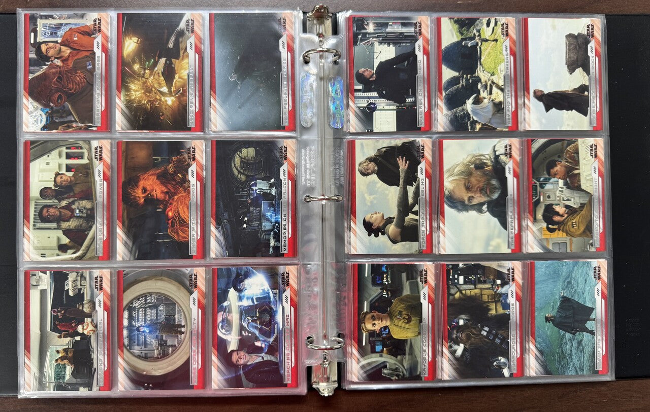 2017 Topps Star Wars The Last Jedi Series 1-2 Complete Sets (200) W/ Inserts