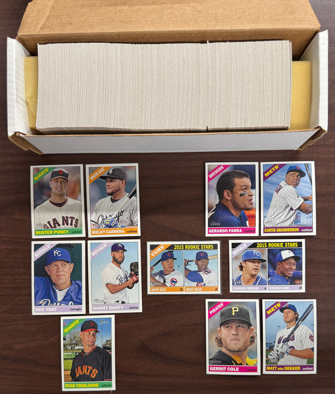 2015 Topps Heritage Baseball Short Set (1-425) NM