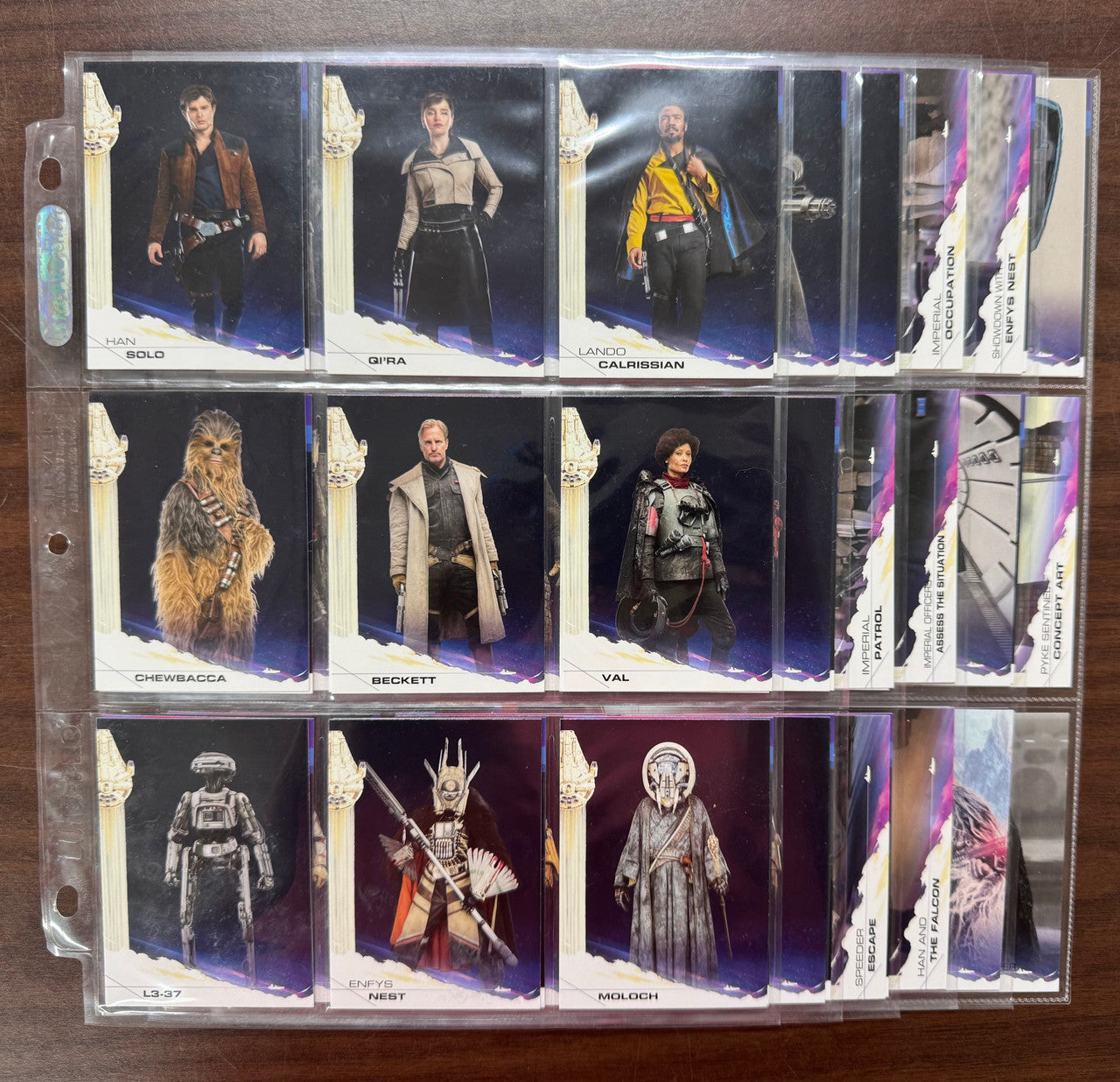 2018 Topps Solo A Star Wars Story Complete Set (100)