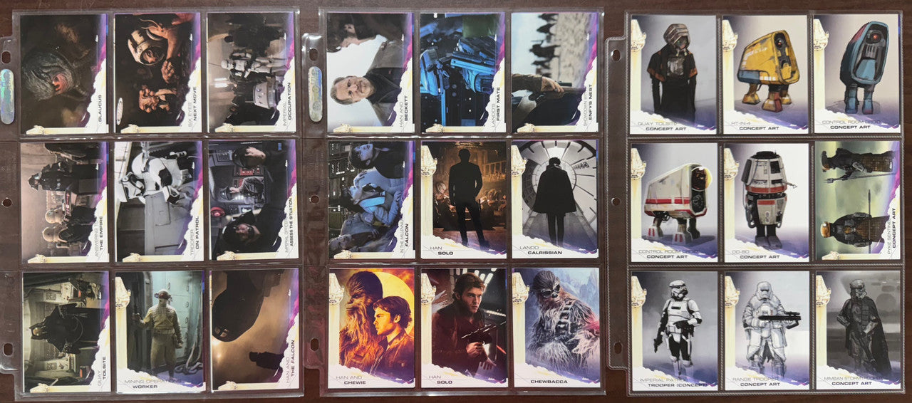 2018 Topps Solo A Star Wars Story Complete Set (100)