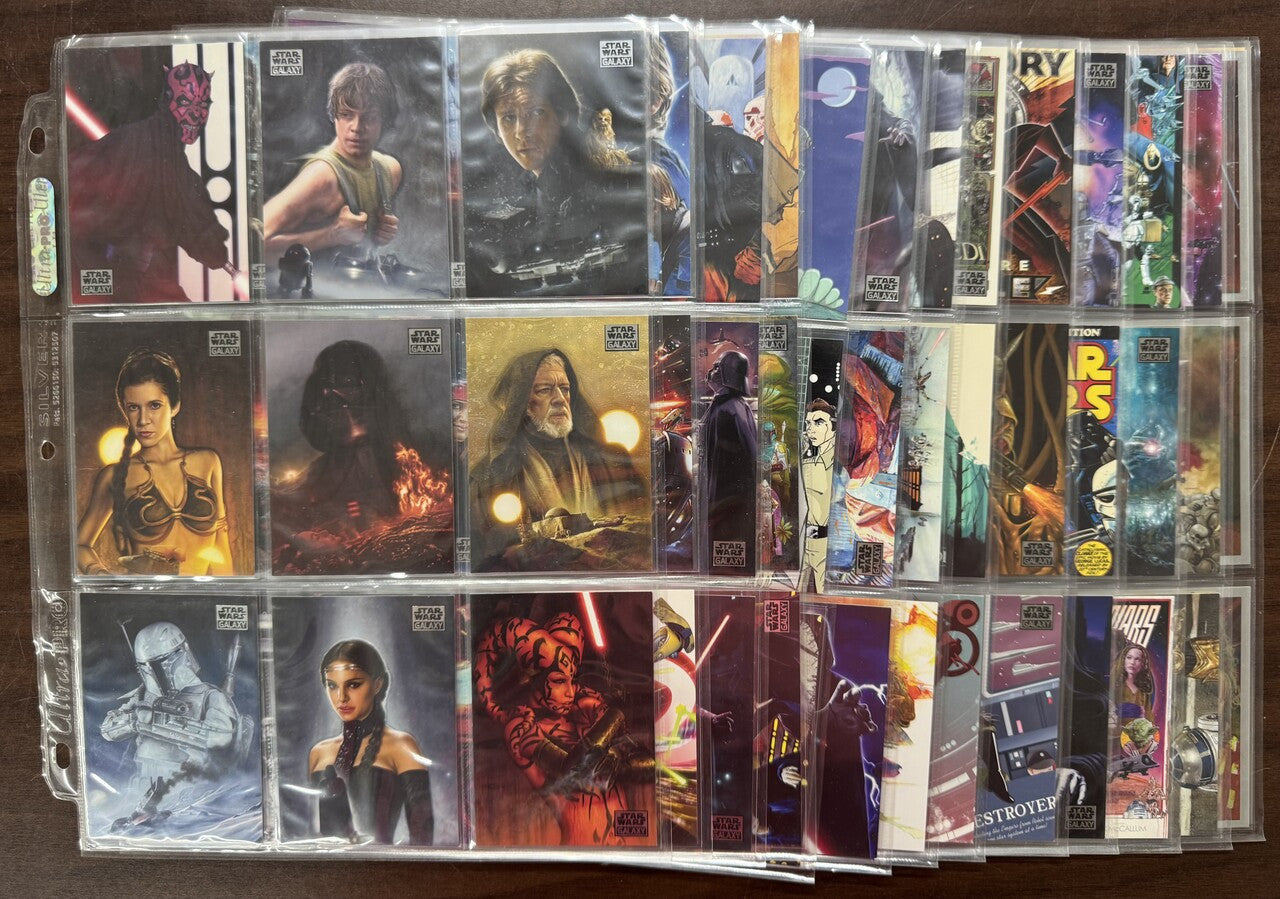 2012 Topps Star Wars Galaxy Series 7 Complete Set (110) W/ Foils