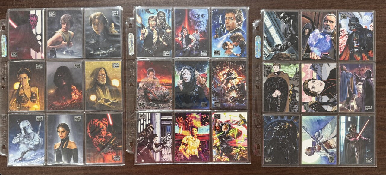2012 Topps Star Wars Galaxy Series 7 Complete Set (110) W/ Foils